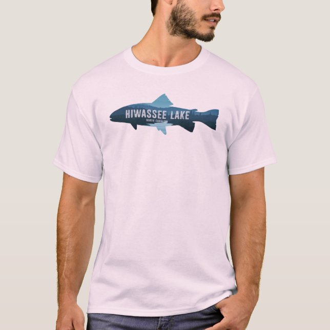 Hiwassee North Carolina Fisch T-Shirt (Vorderseite)