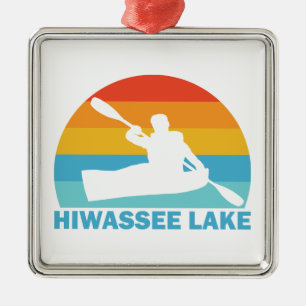 Hiwassee North Carolina Kayak Ornament Aus Metall