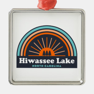 Hiwassee North Carolina Rainbow Ornament Aus Metall