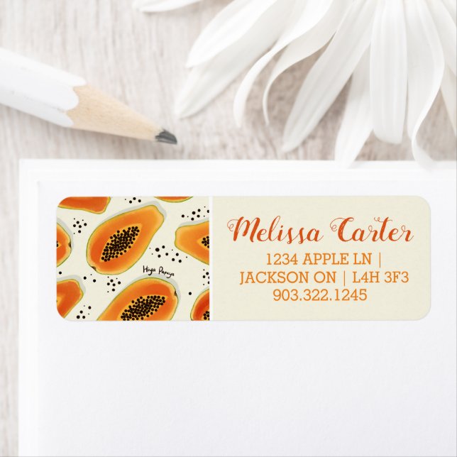 Hiya Papaya Pattern (Insitu)