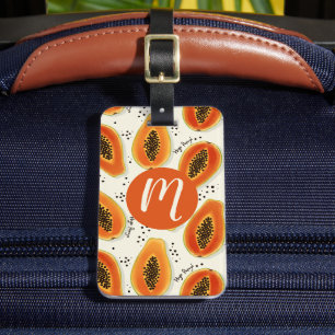 Hiya Papaya Pattern Gepäckanhänger