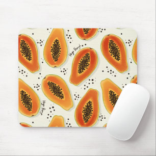 Hiya Papaya Pattern Mousepad
