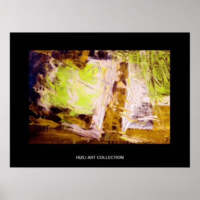 Hizli Art Collection - Moderne Abstrakte Malerei A Poster (Vorne)