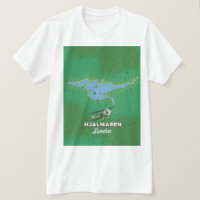 Hjälmaren Sweden Karte Reiseplakat
