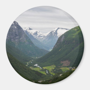 Hjelle Tal in rundem Magneten Norwegens Magnet