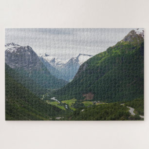 Hjelle Tal, Natur in Norwegen Puzzle