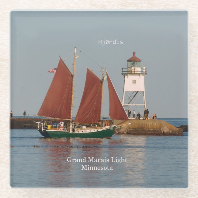 Hjordis-Untersetzer Glasuntersetzer (Vorderseite)