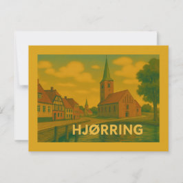 Hjørring Dänemark Kirche Postkarte