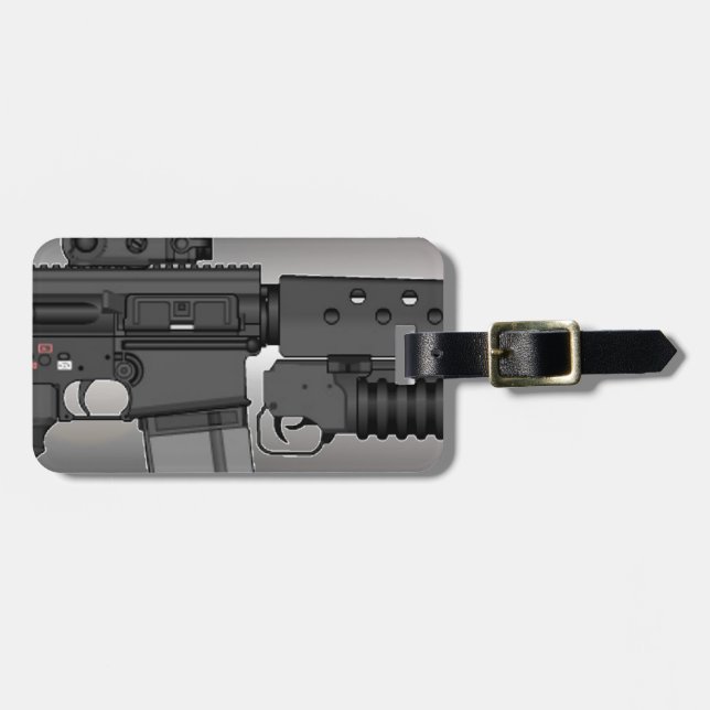 HK417 mit M203 Gepäckanhänger (Vorderseite horizontal)