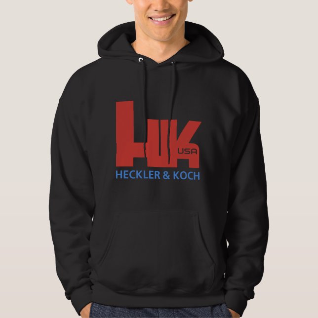 HK Heckler- und Koch-Logo Hoodie (Vorderseite)