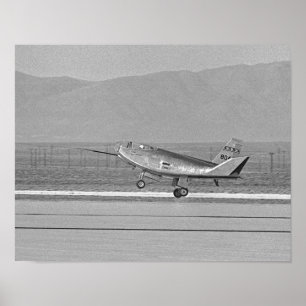 HL-10 Erste Fluglandung Poster