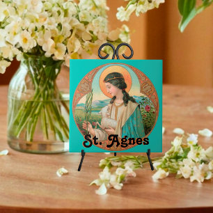 Hl. Agnes von Rom (BK 006) Fliese