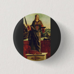 Hl. Anastasia von Rom Premium Kunst Button