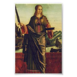 Hl. Anastasia von Rom Premium Kunst Fotodruck