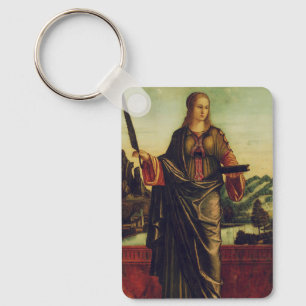 Hl. Anastasia von Rom Premium Kunst Schlüsselanhänger