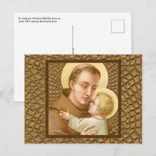 Hl. Antonius von Padua & das Jesuskind (JM 05) Postkarte