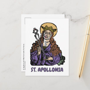 Hl. Apollonia mit gezogenem Zahn (Nürnberg) Postkarte