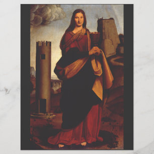 Hl. Barbara von Giovanni Antonio Boltraffio Flyer