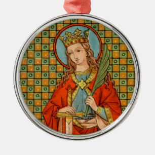 Hl. Barbara von Nikomedien (JP 01) Ornament Aus Metall