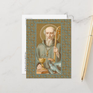Hl. Benedikt von Nursia (JM 07) Postkarte