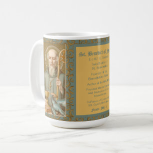 Hl. Benedikt von Nursia (JM 07; Stil 2) Kaffeetasse