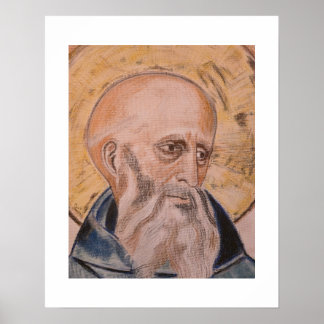 Hl. Benedikt von Nursia Poster