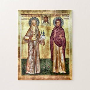 Hl. Elisabeth die Neue Märtyrerin Orthodoxe Ikone Puzzle