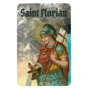 Hl. Florian mit Eimer (Rauch; M 019) Magnet
