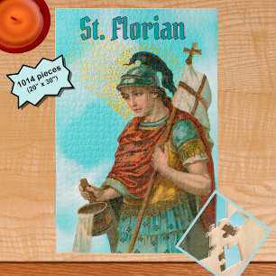 Hl. Florian mit Eimer (Wolken; M 019) Puzzle