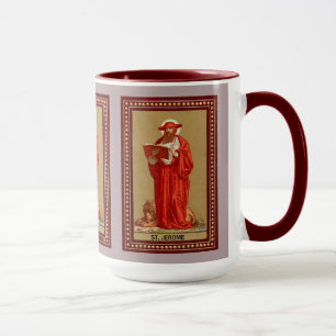 Hl. Hieronymus als Kardinal mit Löwe (P 004) Tasse