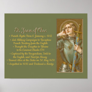 Hl. Johanna von Orléans (JM 28) Poster