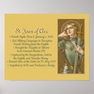 Hl. Johanna von Orléans (JM 28) Poster