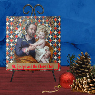 Hl. Joseph und das Jesuskind (DPT 002) Fliese