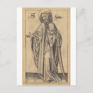 hl. Judas Thaddäus, der Apostel und Bruder Jesu Postkarte