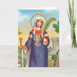 Hl. Katharina von Alexandrien in ägyptischer Trach Karte