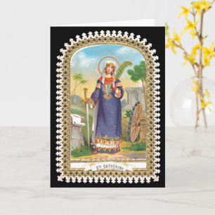 Hl. Katharina von Alexandrien in ägyptischer Trach Karte