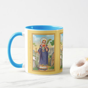 Hl. Katharina von Alexandrien in ägyptischer Trach Tasse