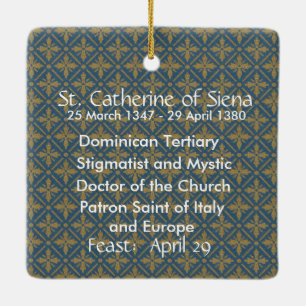 Hl. Katharina von Siena (BK 19) Keramikornament
