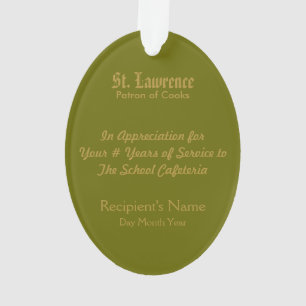 Hl. Laurentius von Rom (PM 04) Acryl Ornament