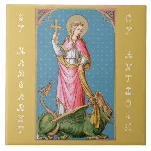 Hl. Margareta von Antiochia (SAU 038) Fliese