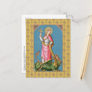 Hl. Margareta von Antiochia (SAU 038) Postkarte