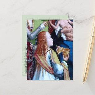 Hl. Maria Magdalena als Myrrhenträgerin (Detail; M Postkarte