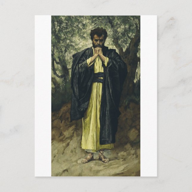 Hl. Matthäus von James Tissot Postkarte (Vorderseite)