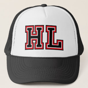 'HL'-Monogramm Truckerkappe