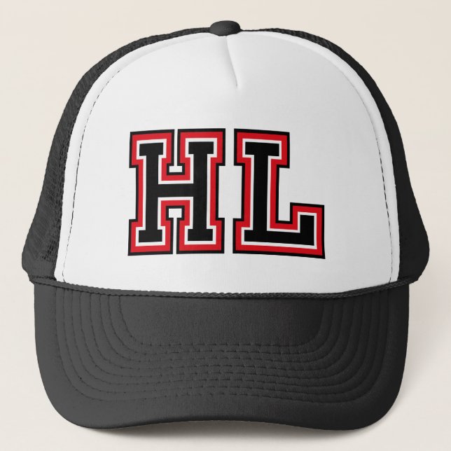 'HL'-Monogramm Truckerkappe (Vorderseite)