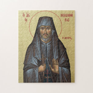 Hl. Nikephoros der Leprakranke orthodoxe christlic Puzzle