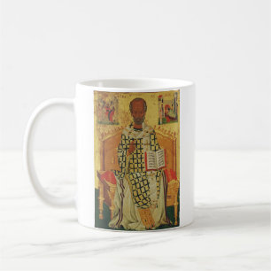 Hl. Nikolaus von Myra byzantinische orthodoxe Ikon Kaffeetasse