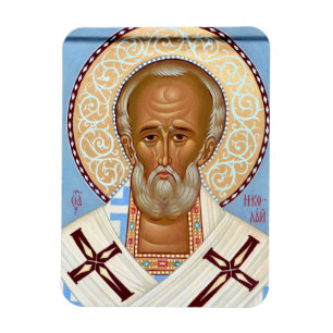 Hl. Nikolaus von Myra Premium-Orthodoxe Kunst Magnet