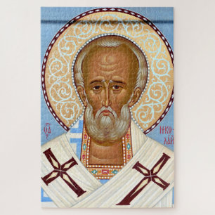 Hl. Nikolaus von Myra Premium-Orthodoxe Kunst Puzzle