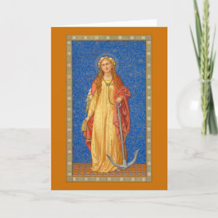Hl. Philomena mit Anker (SNV 051) Karte